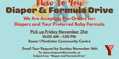 YMCA Diaper and Formula Drive