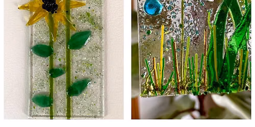 Fused Glass Class @ Melody Glassworks- Create a Sunflower or Dragonfly Suncatcher FRIDAY 9\/4\/26