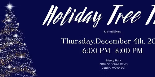 Holiday Tree Trail Kick Off Event