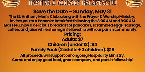 PANCAKE BREAKFAST