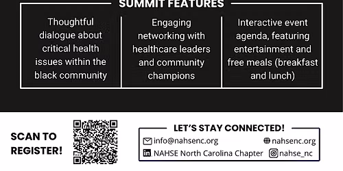 2026 NAHSE NC Black Health Summit