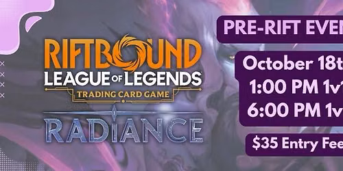 Riftbound Radiance Prerelease #1