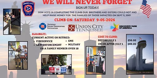 2026 UCFD Memorial Stair Climb at Discovery Park of America