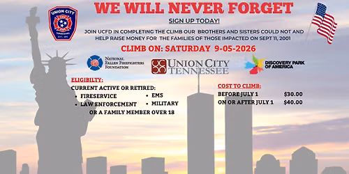 2026 UCFD Memorial Stair Climb at Discovery Park of America