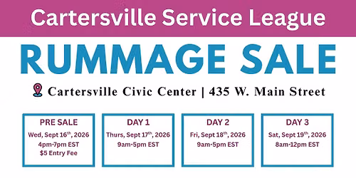 CSL Rummage Sale 2026