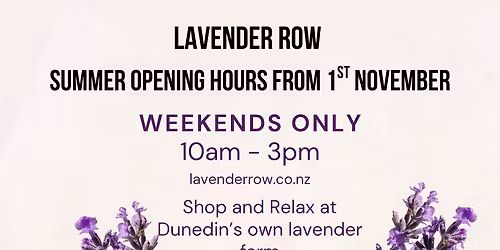 Lavender Row Summer Season