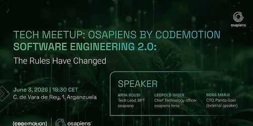 #CodeMeet Madrid: Software Engineering 2.0: The Rules Have Changed