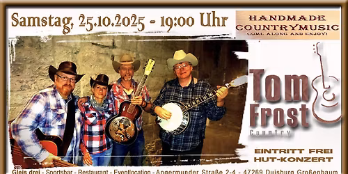 TOM FROST - Handmade Country 'n' Bluegrass