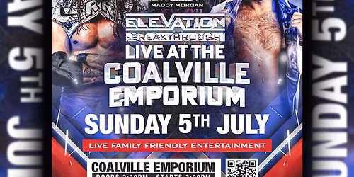 Sunday July 5th - Elevation Presents "Live At The Coalville Emporium"