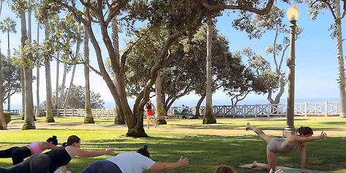 yoga in the park