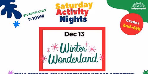 \u2744\ufe0f SAN: Winter Wonderland \u2014 December 13