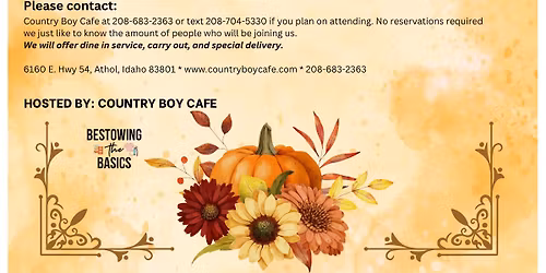 Thanksgiving Community Meal