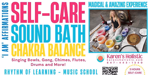 Vernon Hills Sound Bath, Chakra Balance, "I Am" Affirmations. Relax. Rejuvenate. Release.