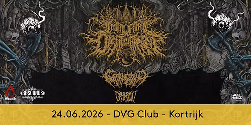 Immortal Disfigurement + Gutrectomy + Carrion @ DVG Club, Kortrijk