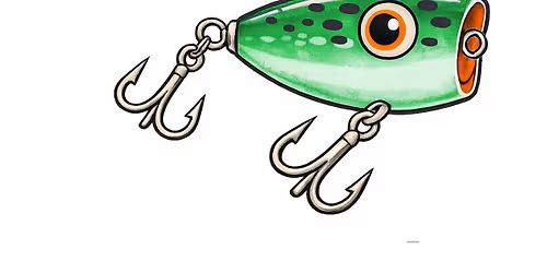 Lure building workshop at Island Creek Oysters