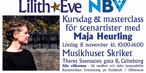 Kursdag & Masterclass f\u00f6r scenartister (G\u00f6teborg)