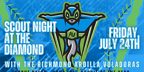 Scout Night at the Diamond with the Richmond Flying Squirrels