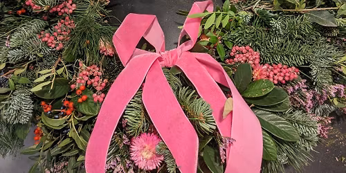 Christmas Wreath Workshop, Peppermint Swansea