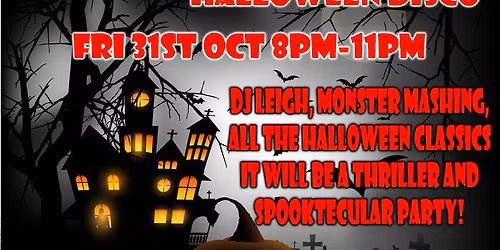 Halloween Party Night with DJ Leigh @ The Old Farmhouse