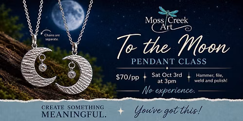 To the Moon Pendant Class