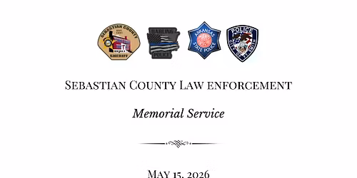 Sebastian County Law enforcement Memorial Service