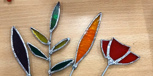 Making a Stained Glass Flower Bouquet Workshop