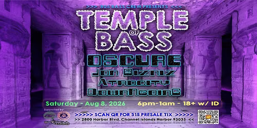 TEMPLE OF BASS featuring DJ OSCURE