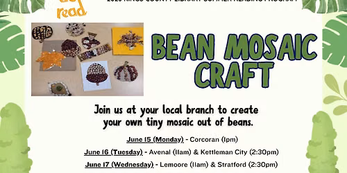 Bean Mosaic Craft