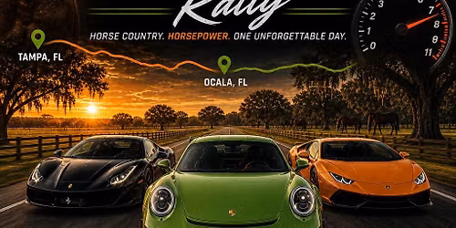 Drive Florida Horse Country Rally #85 - Tampa To Ocala