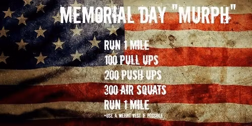 Trust Athletics Memorial Day Murph