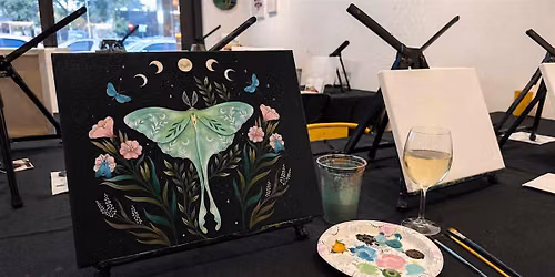Paint & Sip in Eugene, Oregon \u201cMoon Moth\u201d
