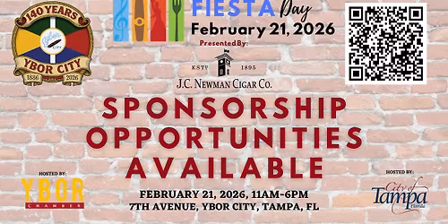 79th Fiesta Day, Ybor City, Sponsorship Opportunities