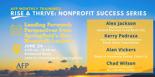 Leading Forward: Perspectives from Springfield's New Nonprofit Leaders