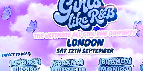 Girls Like R&B - Summer Open-Air Festival - Sat 12th September