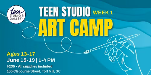 \ud83c\udfa8 Teen Studio Camp (Ages 13\u201317)