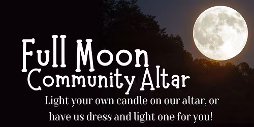 Full Moon Community Altar - Cold Moon