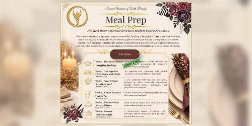 Seasoned Women of Faith Presents "Meal Prep" - Session 2