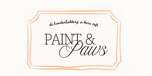 Paint & Paws Evening #2: De Hondenbakkerij x KERA caf\u00e9
