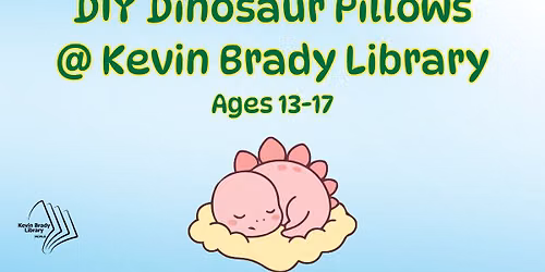 Teen DIY Dinosaur Pillows