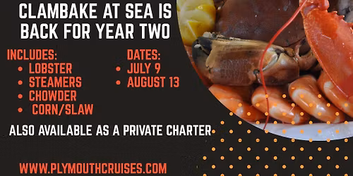 Clambake At Sea Dinner Cruise Plymouth
