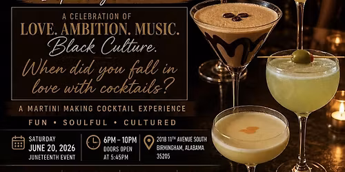 Brown Sugar: A Martini Making Experience