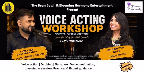3 DAYS VOICE ACTING WORKSHOP