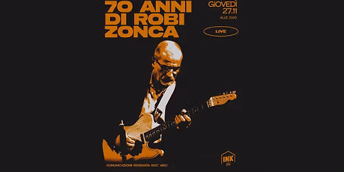 70 anni di ROBI ZONCA \u2b50\ufe0f Ink Club