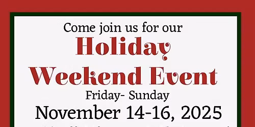 Holiday Weekend Event (Ladies Night)