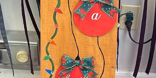 Grinch Lite up Porch Sitter 11A $45