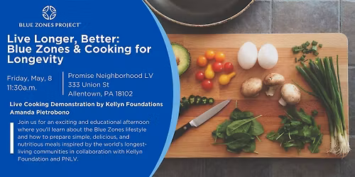 BZP Allentown Cooking Demonstration with PNLV and Kellyn Foundation