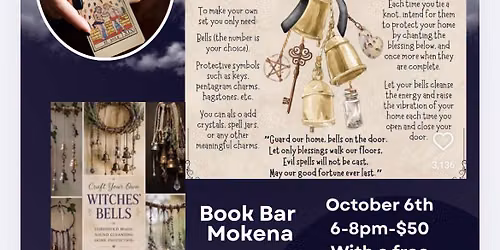 Witch Bell Workshop with Farah at Book Bar