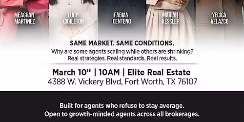 How Top Agents Actually Win in This Market: Hosted by Elite Real Estate