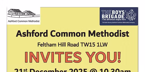 On the Sunday before Christmas Simon Shutt leads our service