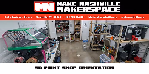 3D Print Shop Orientation (Members Only)